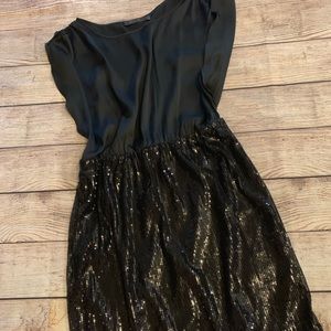 Limited, Black sequins dress